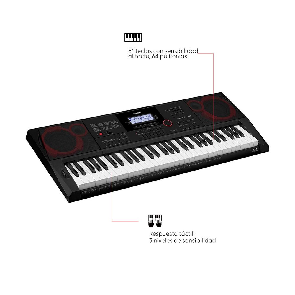 Teclado Electronico CASIO CT-X3000C2 - Imagen 3