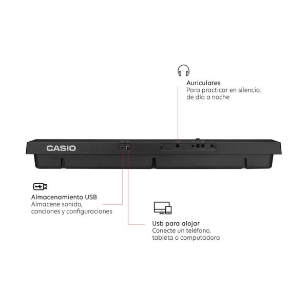 Teclado Electronico CASIO CT-X3000C2 - Imagen 4