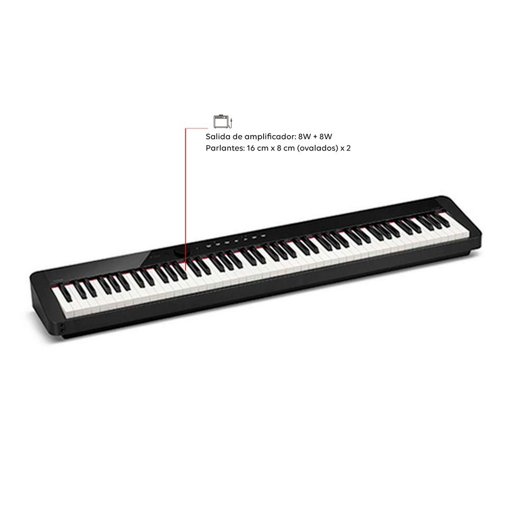 Piano Digital Casio PX-S1000BK - Imagen 2
